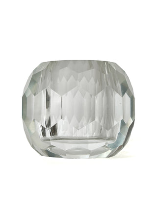 Small Cut Crystal Votive / Matchstick Candle Holder