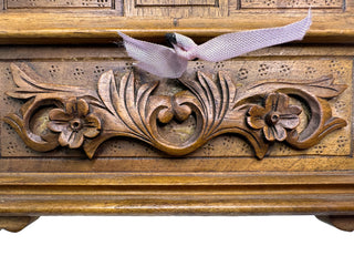 Antique Swiss Black Forest Jewelry Casket