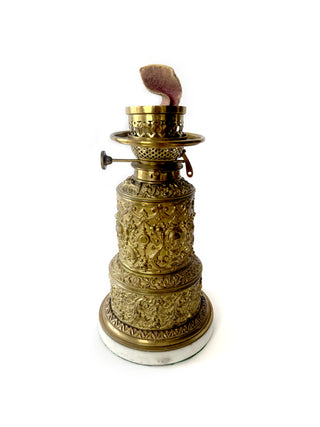 Antique oil lamp