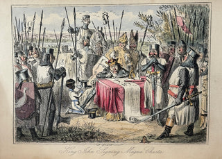 The Comic History of England by Gilbert Abbott à Beckett, Illustrated by John Leech — London, Punch Office, 1855–1857 (2 Volumes)