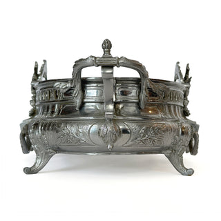 19th Century French Silvered Bronze Jardinière