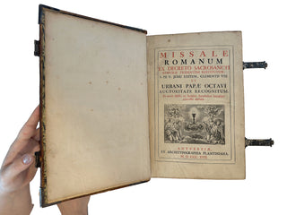 Missale Romanum, 1717 – Extraordinary Early 18th Century Liturgical Volume with Sterling Silver Mounts