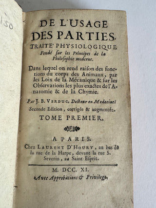 Antique 1711 book