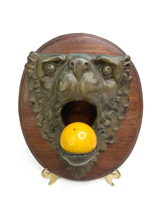 19th Century French Gilt Bronze Billiard Table Ball Return