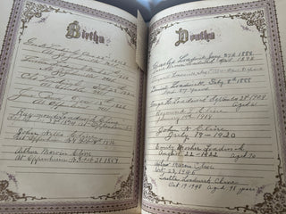 Antique 1869 Illustrated Family Bible
