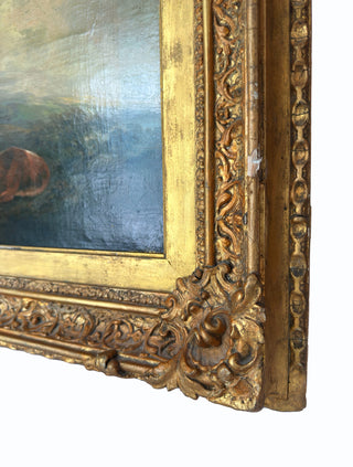 18th century large bucolic painting