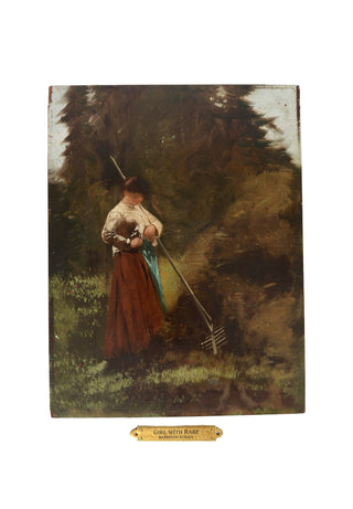 19th century the girl with the rake