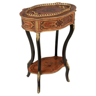 French Napoleon III Marquetry Jardinière Table, c. 1875–1890