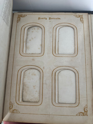 Antique 1869 Illustrated Family Bible