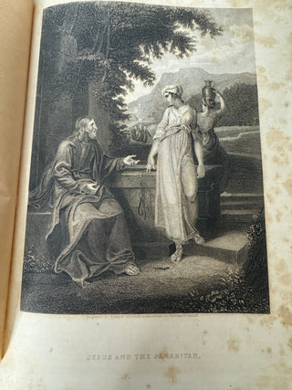 Antique 1869 Illustrated Family Bible
