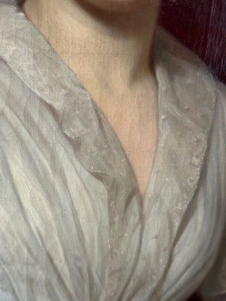 Henri Decaisne (1799–1852)  “La Lettre,” 1846 portrait painting