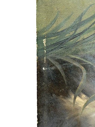 Charming 19th-Century Oil Painting of a Bernese Mountain Dog

American School | Circa 1880–1890