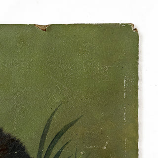 Charming 19th-Century Oil Painting of a Bernese Mountain Dog

American School | Circa 1880–1890