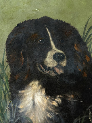 Charming 19th-Century Oil Painting of a Bernese Mountain Dog

American School | Circa 1880–1890
