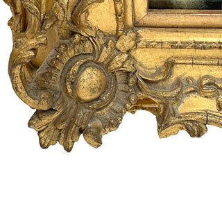 Victorian Portrait Miniature of a Lady in Ornate Giltwood Frame