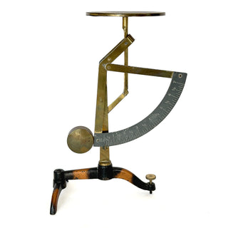 Fine Victorian brass and iron postal balance, circa 1890–1910