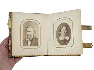 19th-Century Victorian Photograph Album with Original Family Portraits | c. 1865–1885
