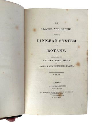 The Classes and Orders of the Linnaean System of Botany (1816)
