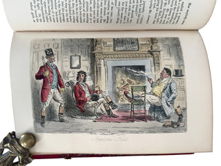 Antique 19th-Century Surtees Sporting Novels – 6-Volume Illustrated Set, Hand-Colored Plates