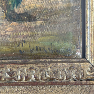 English School, late 19th century – “In the Stableyard