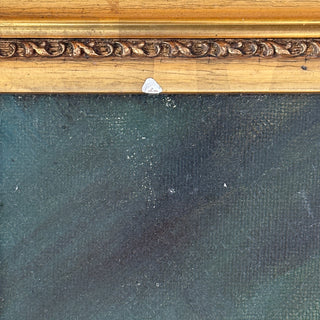 19th-Century British School Dog Portrait — Signed W.J.P. | Oil on Canvas