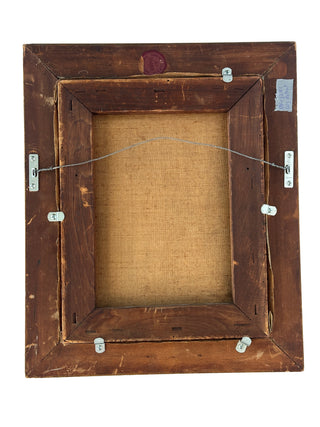 19th-Century British School Dog Portrait — Signed W.J.P. | Oil on Canvas