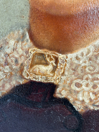 19th-Century Portrait of a Youth, Signed & Dated 1864