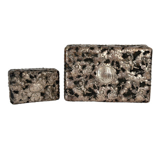 Sterling Silver Repoussé Cherub Jewelry Box