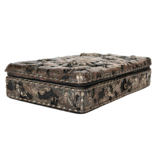 Large Sterling Silver Repoussé Cherub Jewelry Casket