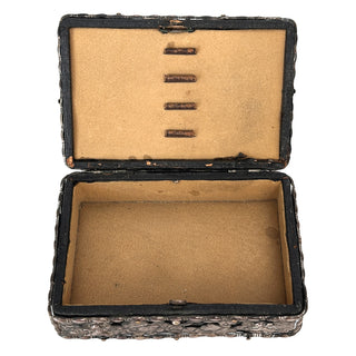 Sterling Silver Repoussé Cherub Jewelry Box