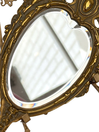 French Rococo Revival Bronze Hand Mirror Circa 1880–1900