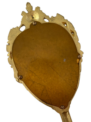 French Rococo Revival Bronze Hand Mirror Circa 1880–1900