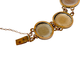 Grand Tour Lava Cameo Bracelet Italian, Circa 1860–1890