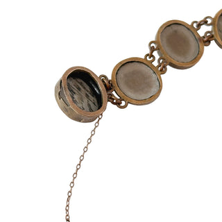 Grand Tour Lava Cameo Bracelet Italian, Circa 1860–1890