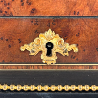 French Napoleon III Double Scent Casket, Monogrammed “ML”, Circa 1860–1880 France