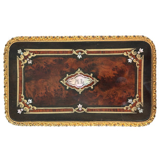 French Napoleon III Double Scent Casket, Monogrammed “ML”, Circa 1860–1880 France
