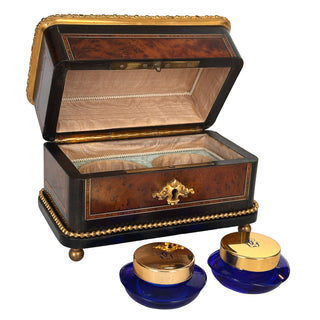French Napoleon III Double Scent Casket, Monogrammed “ML”, Circa 1860–1880 France
