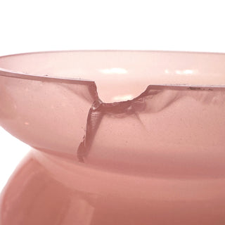 French Pink Opaline Vanity Set, 4 Pieces, France, Circa 1845–1865