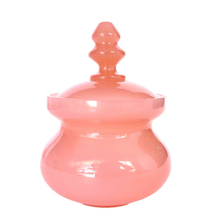 French Pink Opaline Vanity Set, 4 Pieces, France, Circa 1845–1865