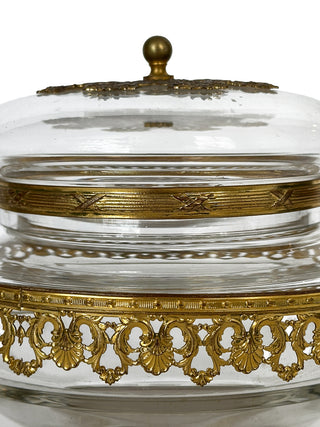 Antique French Crystal and Ormolu Covered Centerpiece, France | Circa 1860–1880 | Napoleon III Period