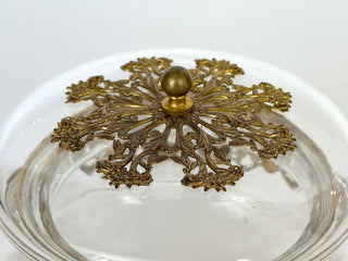 Antique French Crystal and Ormolu Covered Centerpiece, France | Circa 1860–1880 | Napoleon III Period