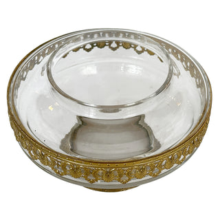 Antique French Crystal and Ormolu Covered Centerpiece, France | Circa 1860–1880 | Napoleon III Period