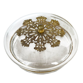 Antique French Crystal and Ormolu Covered Centerpiece, France | Circa 1860–1880 | Napoleon III Period