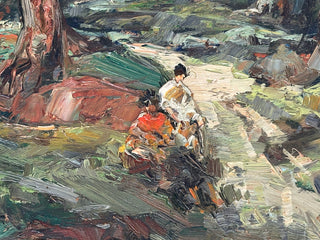 European Impressionist Landscape, signed, Early 20th Century