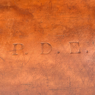 Ceremonial British Officer’s Leather Case with Royal Arms & Order of the Bath Motto