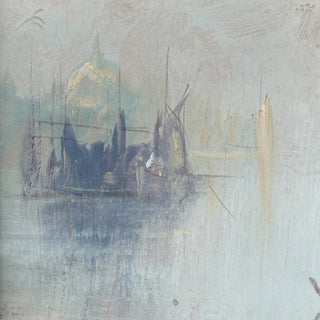 Pair of Coastal Harbor Oil Paintings with Fishing Boats, England | Circa 1880 to 1900
