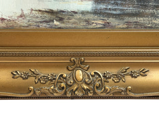 Pair of Coastal Harbor Oil Paintings with Fishing Boats, England | Circa 1880 to 1900