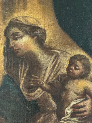 Madonna & Child Continental School, 18th century, possibly late 17th century