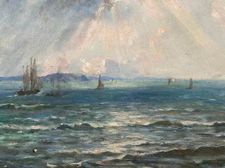 English Coastal Seascape, Circa 1890–1910