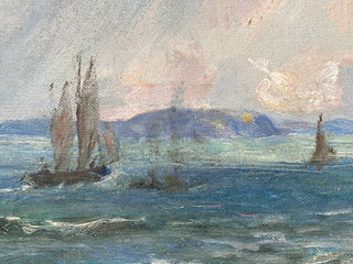 English Coastal Seascape, Circa 1890–1910